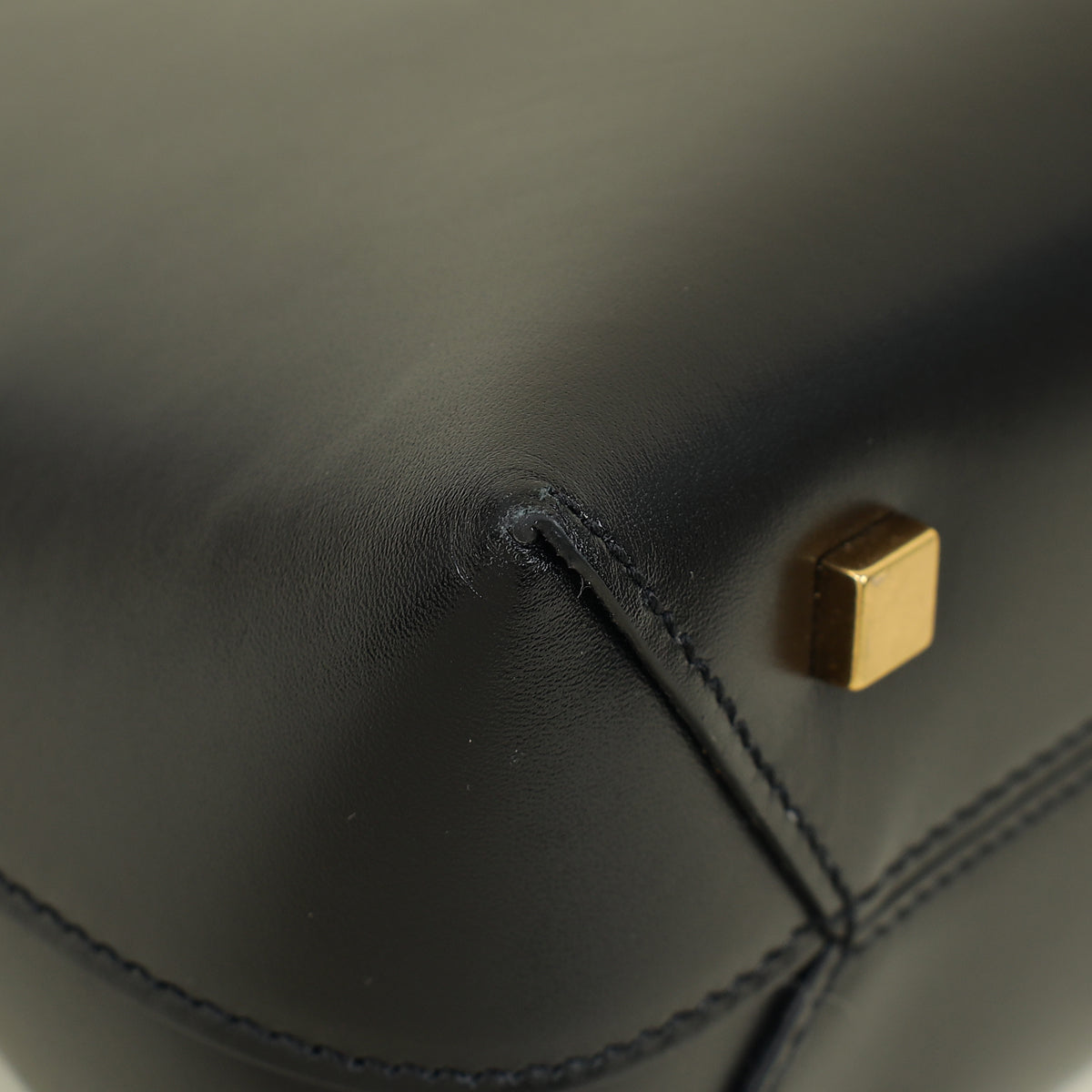 YSL Black Sac De Jour Bowling Small Bag