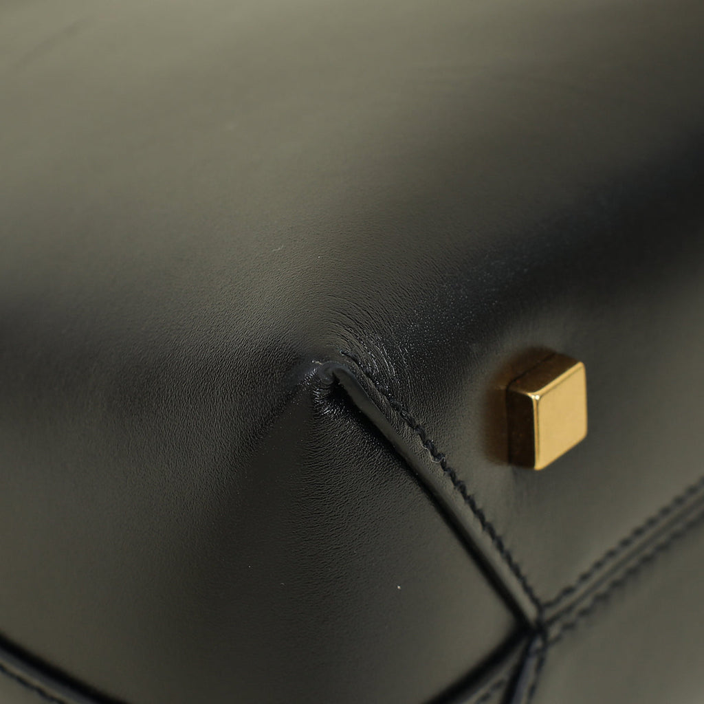 YSL Black Sac De Jour Bowling Small Bag