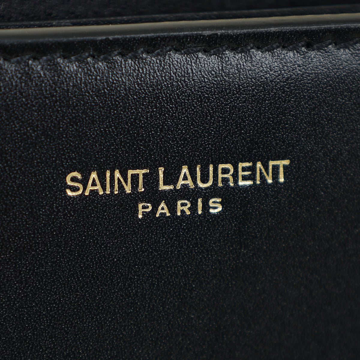YSL Black Sac De Jour Bowling Small Bag