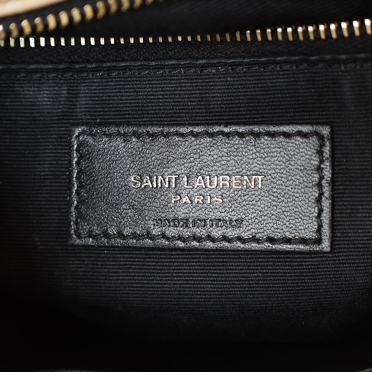 YSL Beige Puffer Toy Shoulder Bag