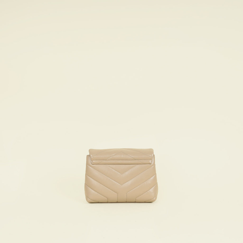YSL Beige Loulou Toy Shoulder Bag