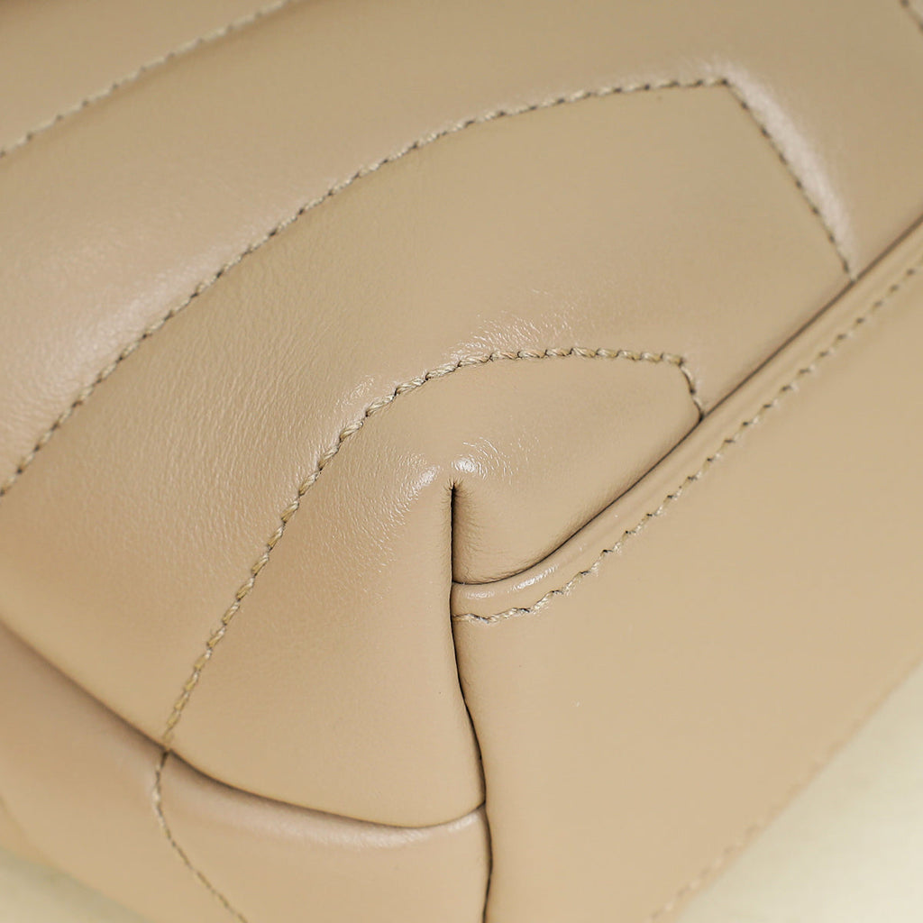 YSL Beige Loulou Toy Shoulder Bag
