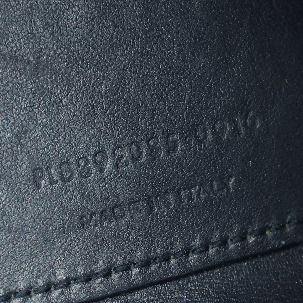 YSL Indigo Blue Sac De Jour Nano Croco Embossed Bag