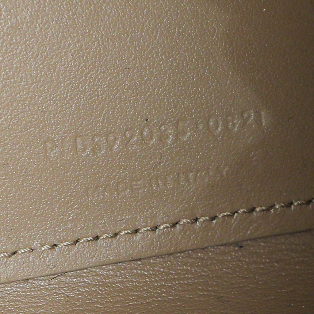 YSL Beige Croc Embossed Sac De Jour Nano Bag