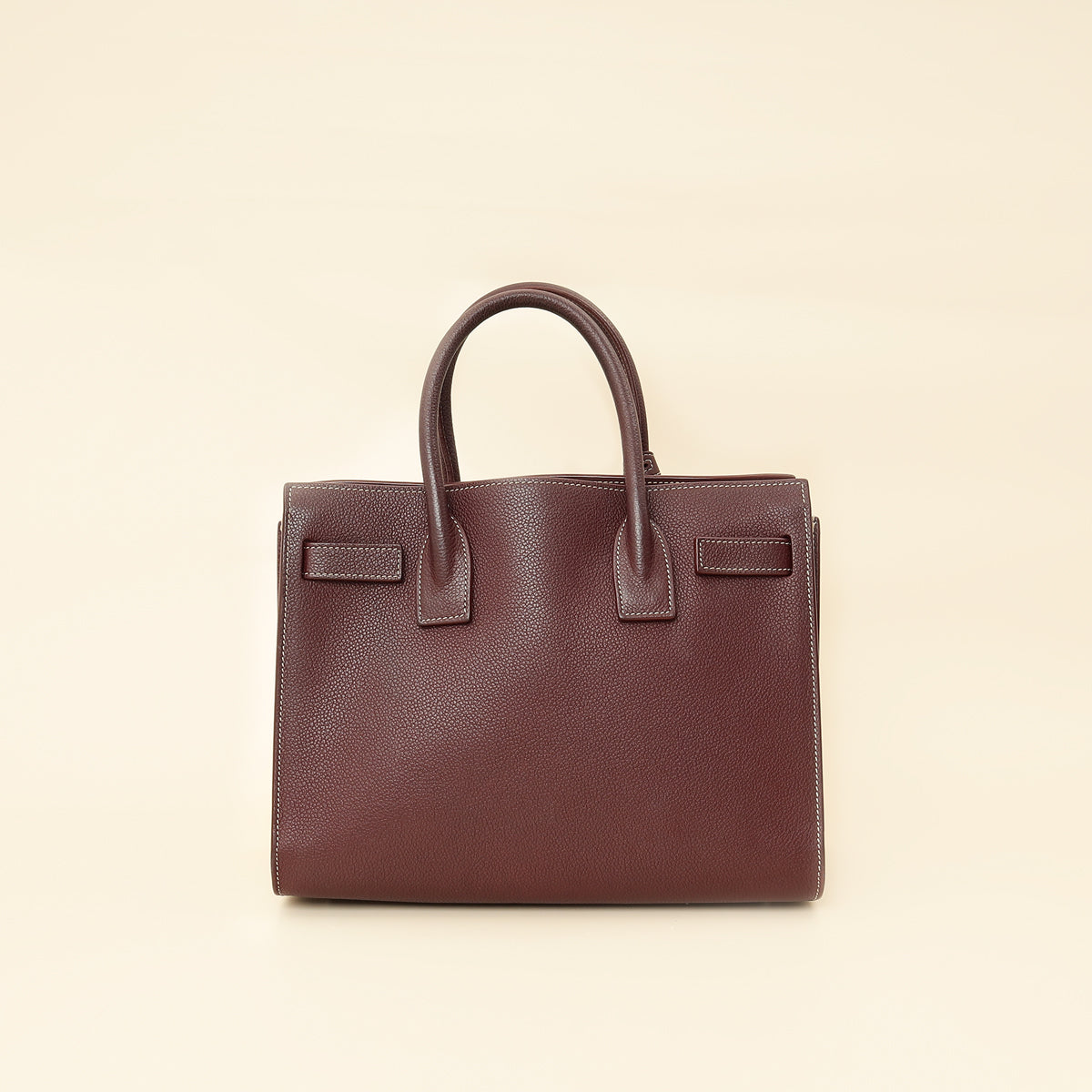 YSL Burgundy Sac De Jour Baby Bag