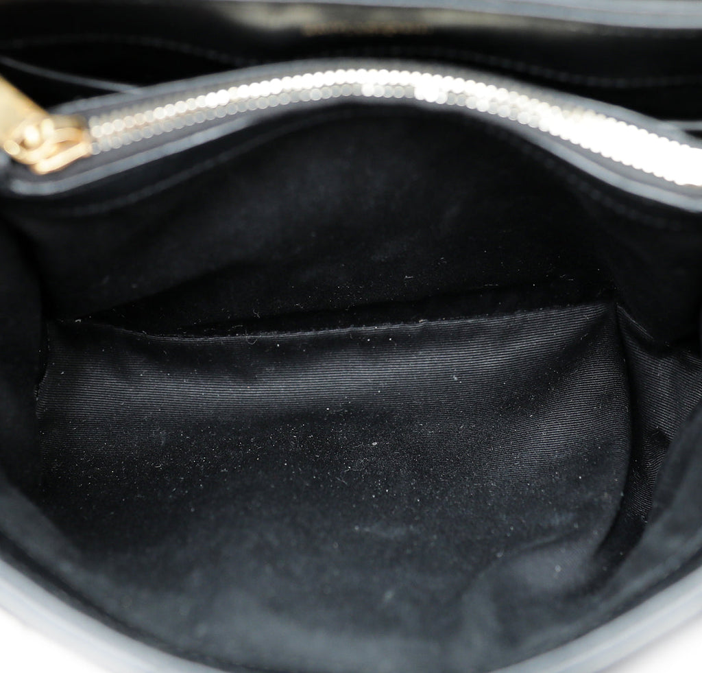YSL Black Loulou Small Chain Bag