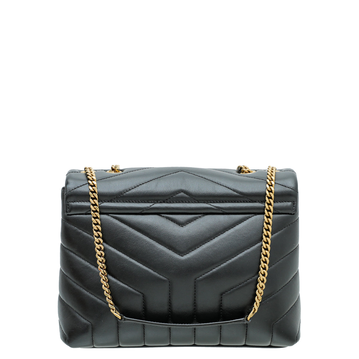 YSL Black Loulou Small Chain Bag
