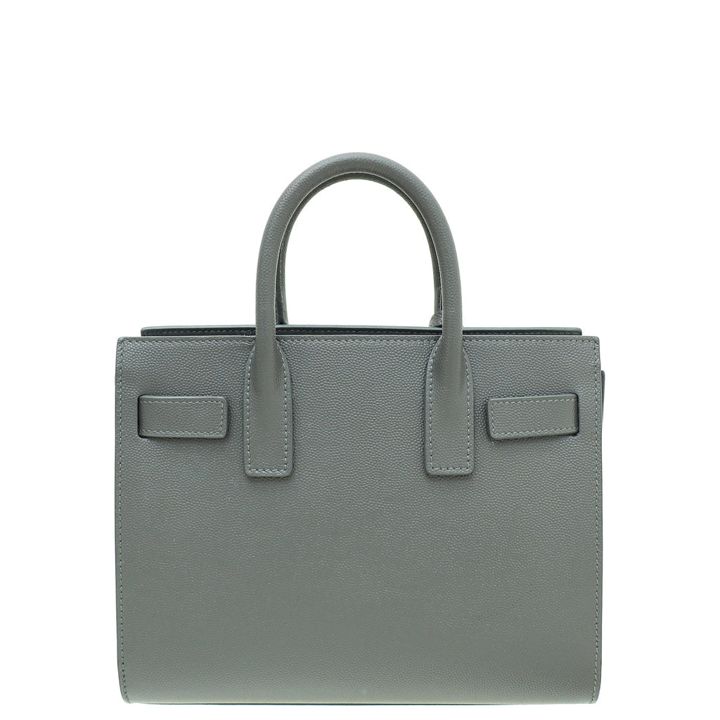 YSL Grey Sac De Jour Nano Bag