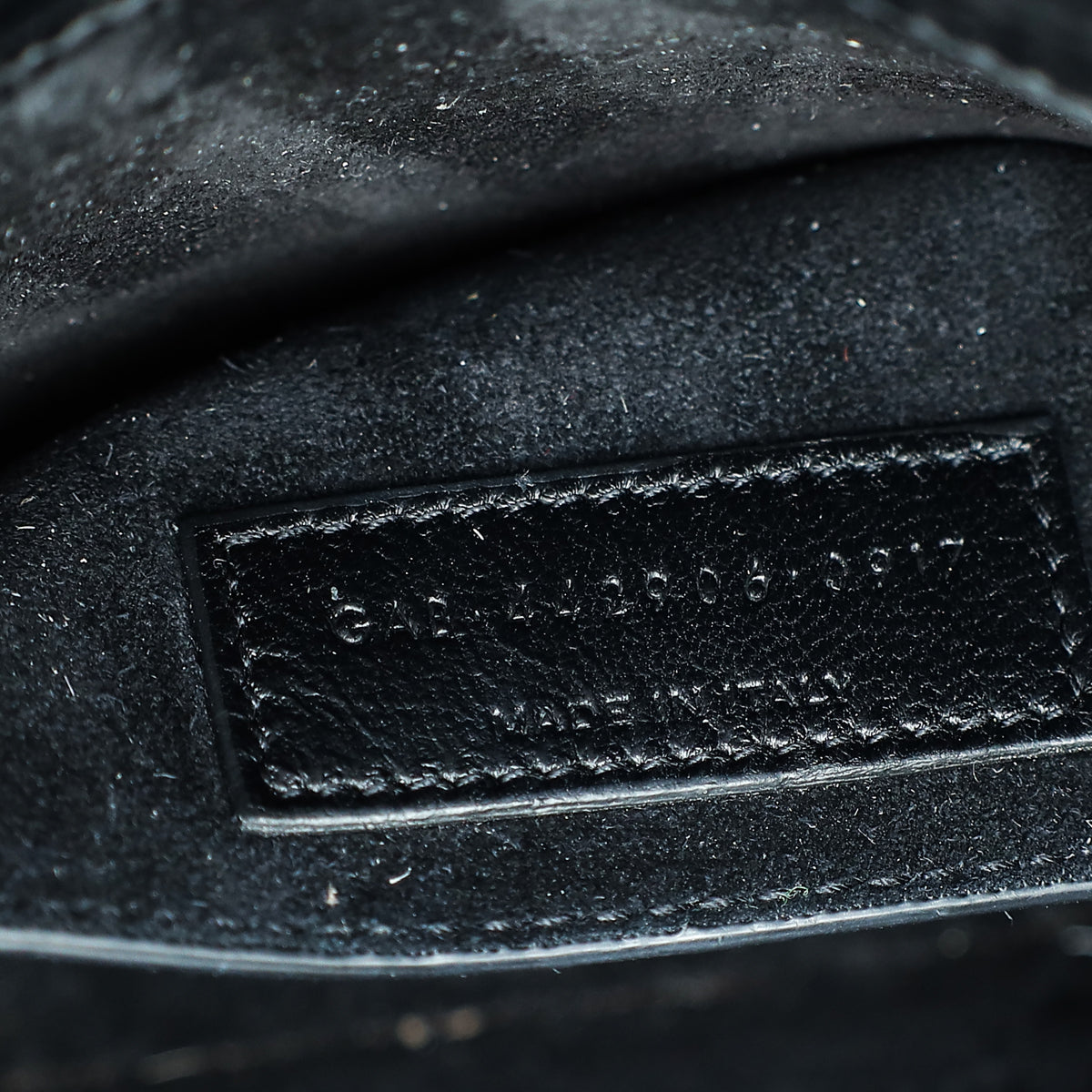 YSL Black Croco Embossed Sunset Medium Bag