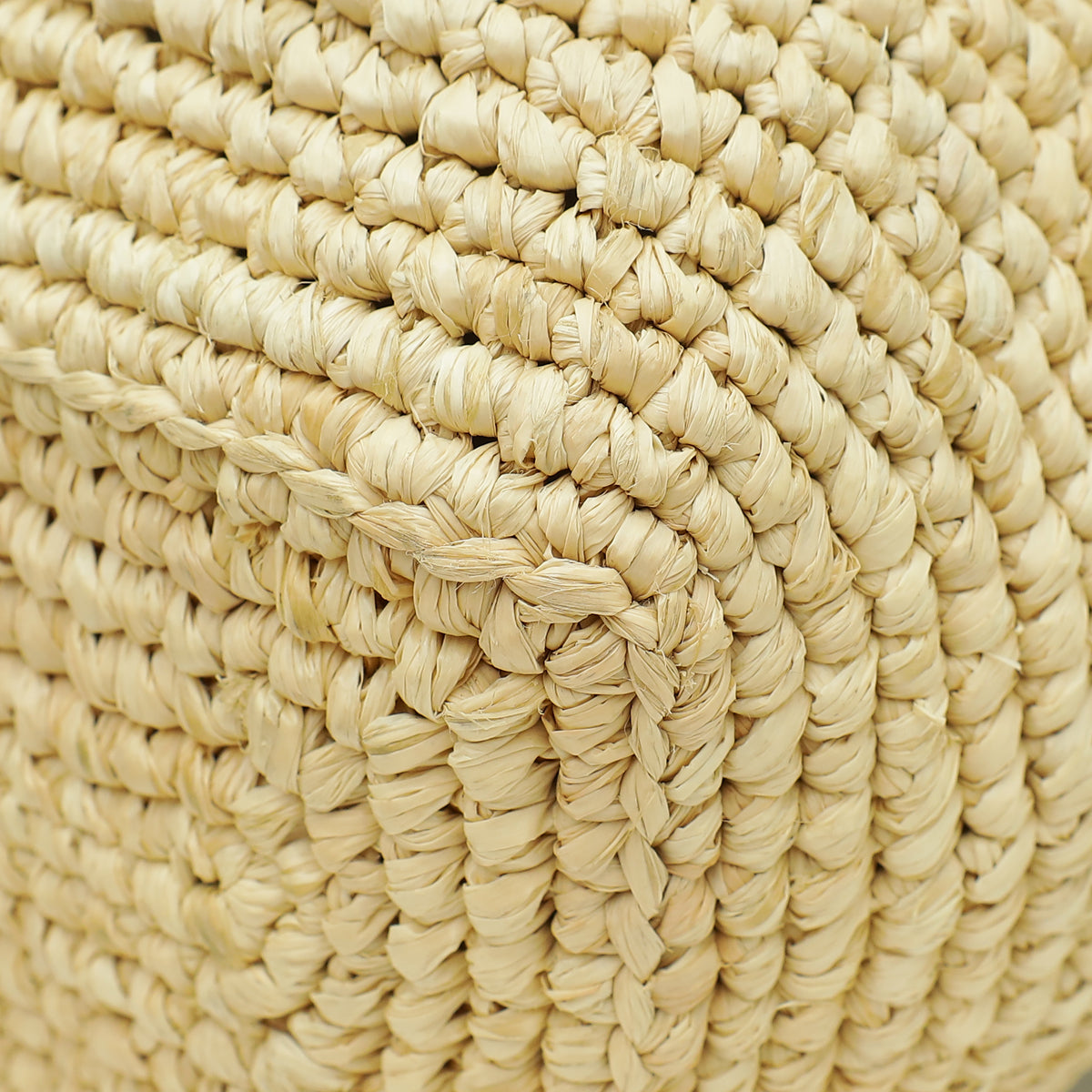 YSL Bicolor Icare Raffia Maxi Shopping Tote Bag