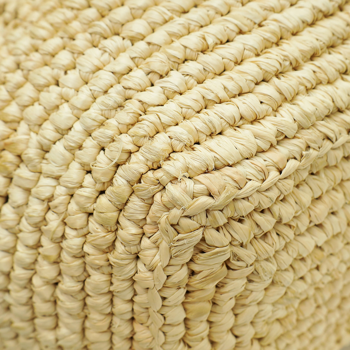 YSL Bicolor Icare Raffia Maxi Shopping Tote Bag
