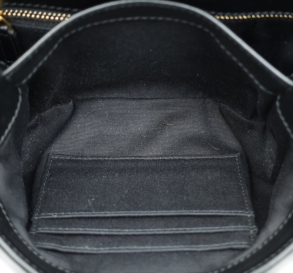 YSL Black Toy Loulou Shoulder Bag