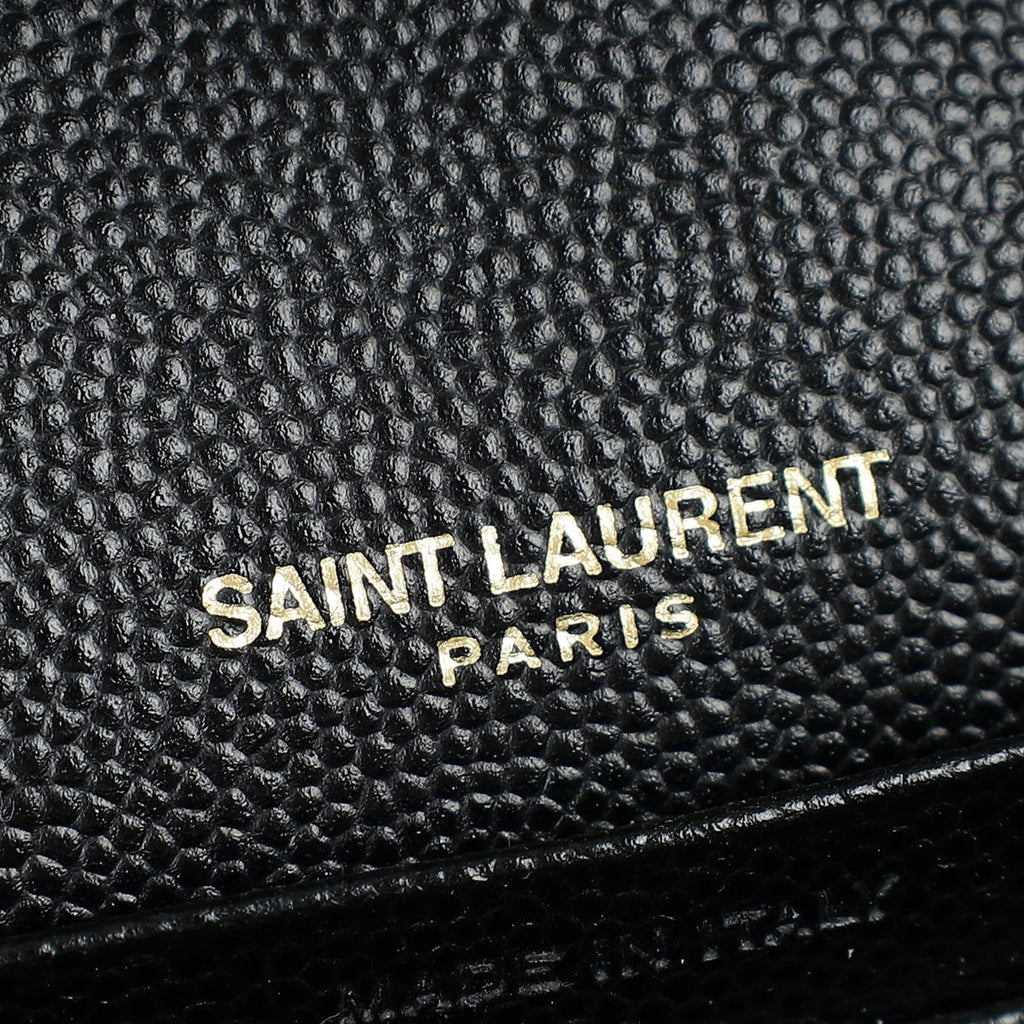 YSL BLack Cassandre Wallet on Chain