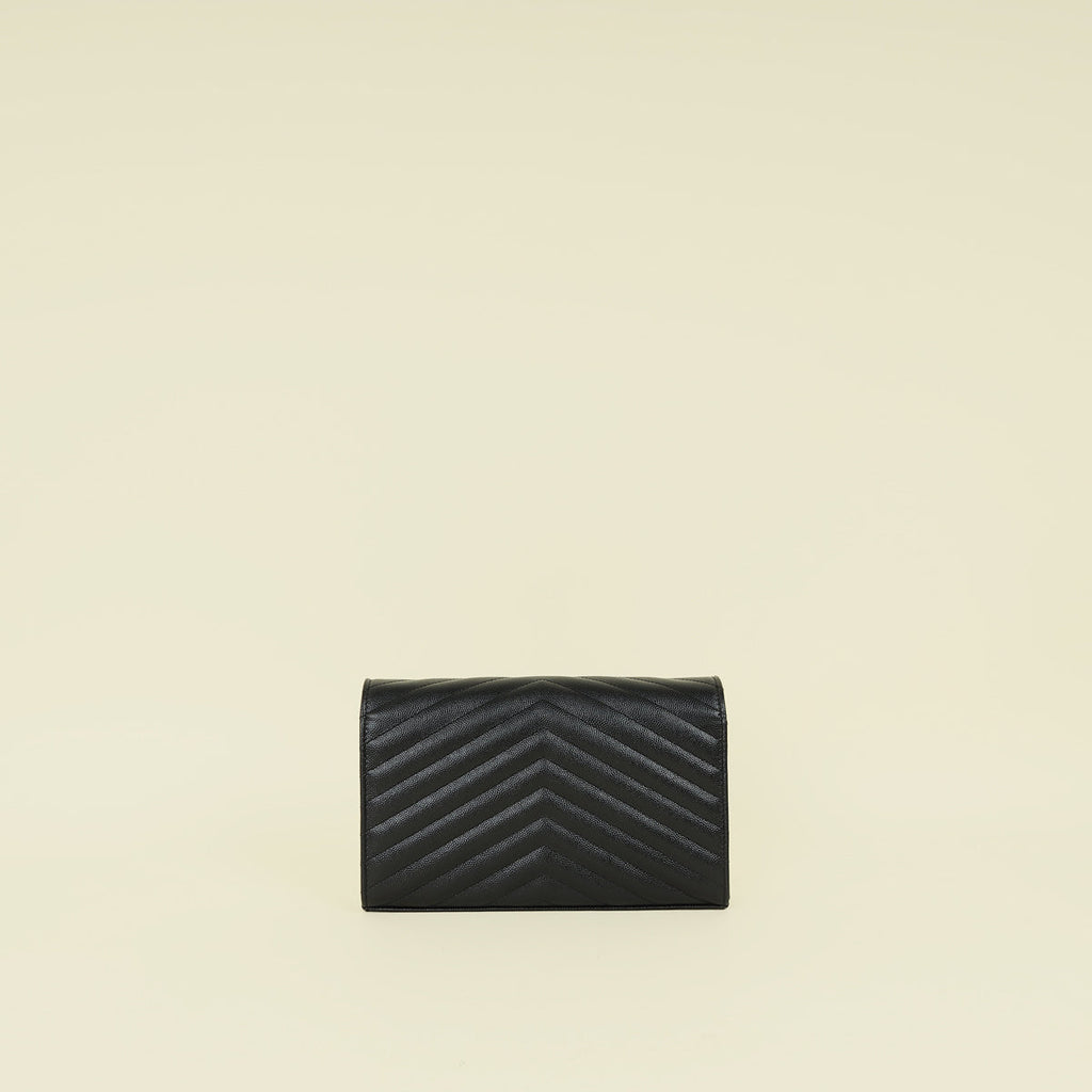 YSL BLack Cassandre Wallet on Chain
