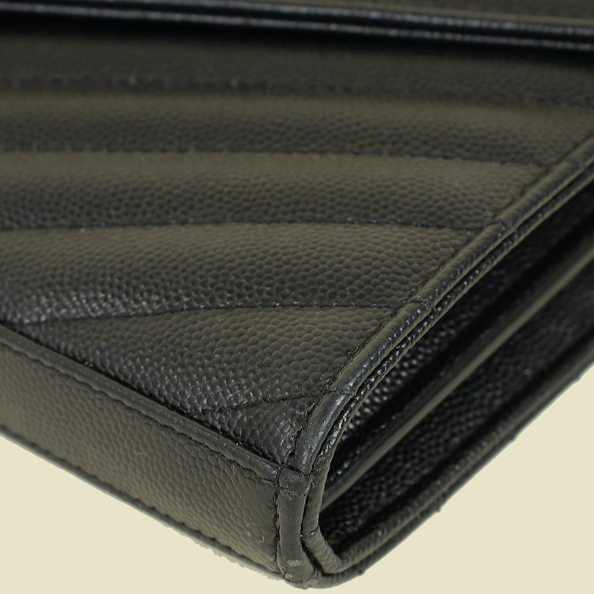 YSL BLack Cassandre Wallet on Chain