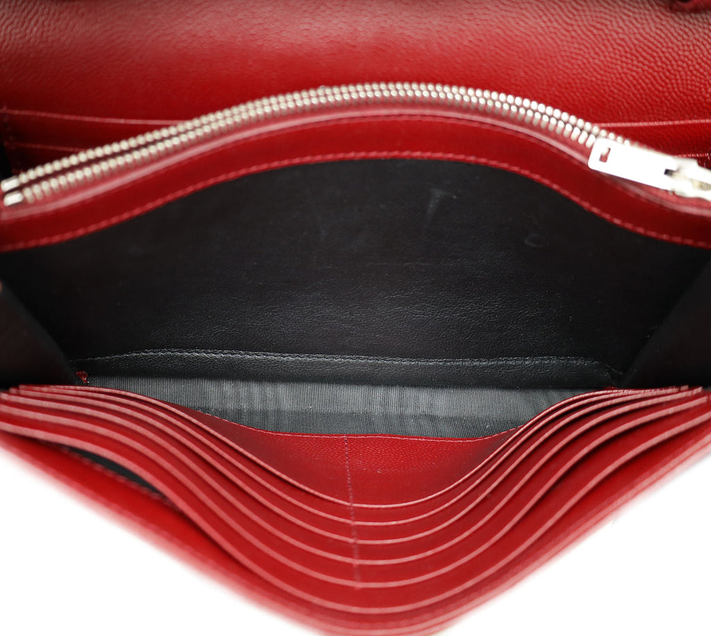 YSL Wine Cassandre Wallet On Chain