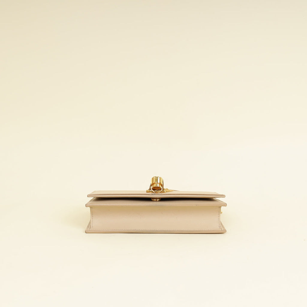 YSL Beige Kate Tassel Chain Wallet