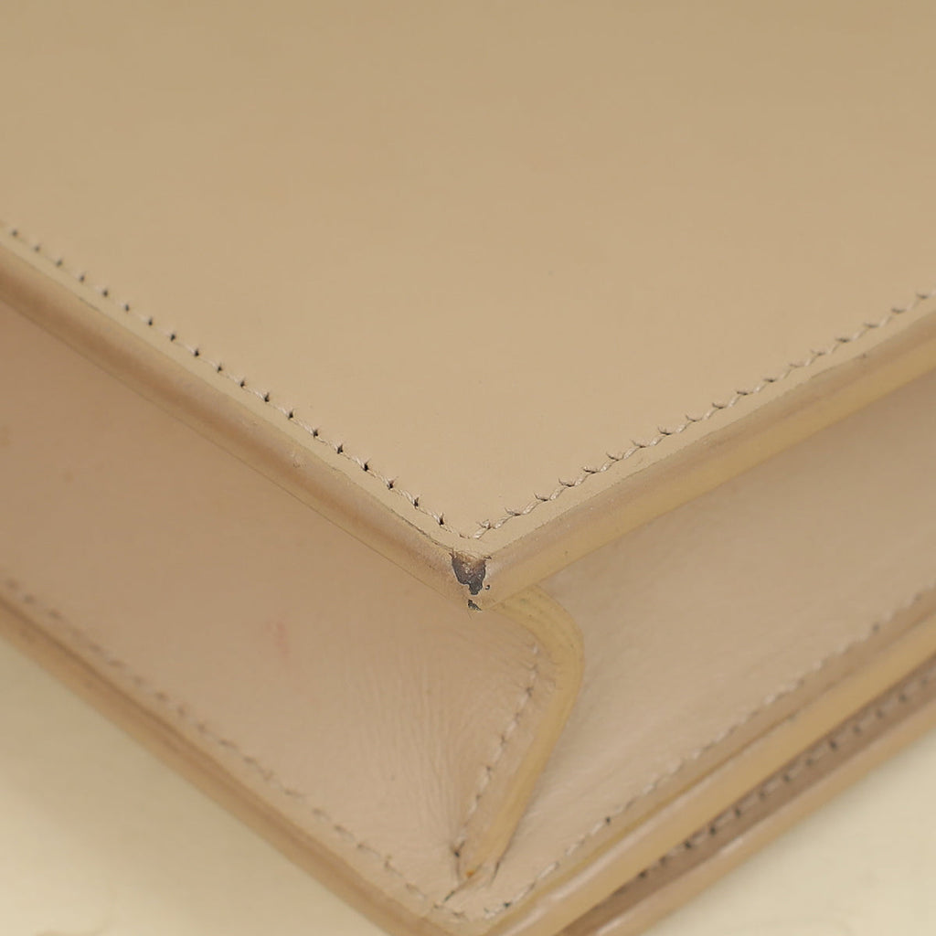 YSL Beige Kate Tassel Chain Wallet