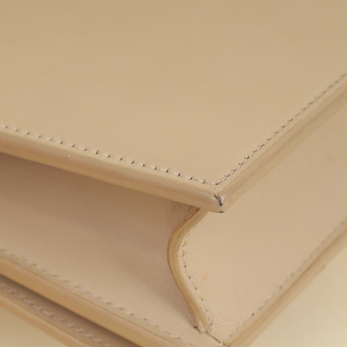YSL Beige Kate Tassel Chain Wallet