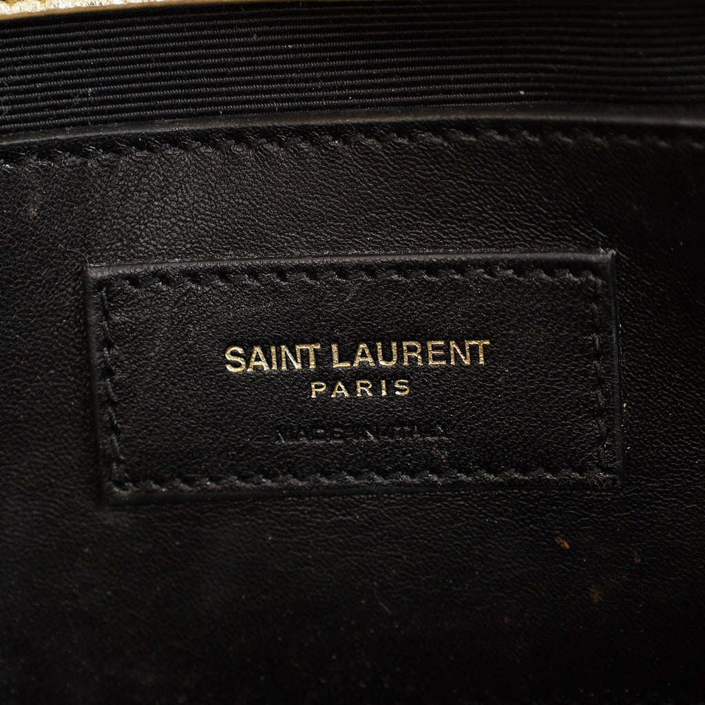 YSL Metallic Gold Kate Tassel Medium Chain Bag
