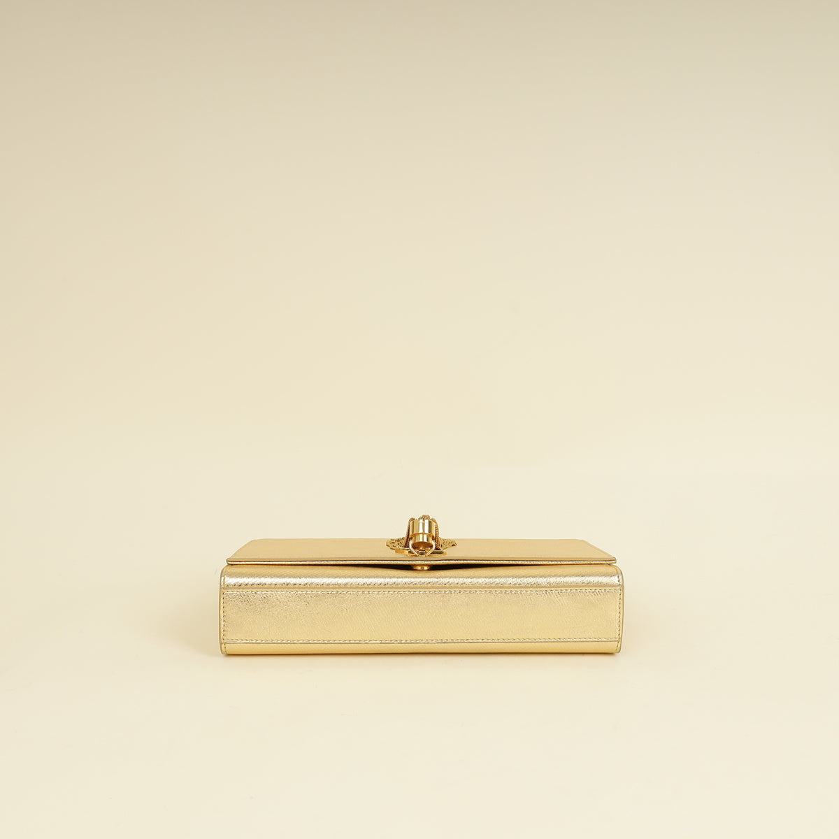 YSL Metallic Gold Kate Tassel Medium Chain Bag