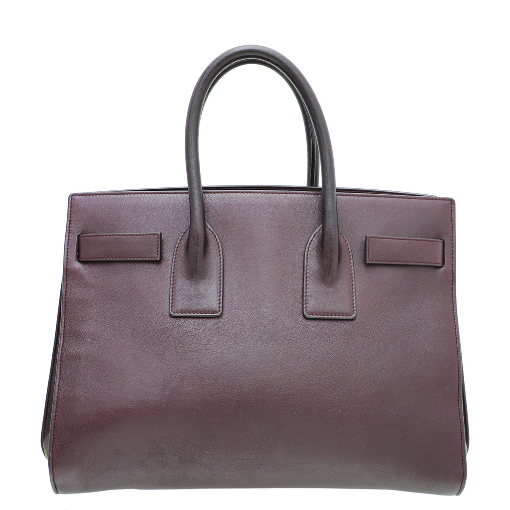 YSL Burgundy Sac De Jour Small Bag