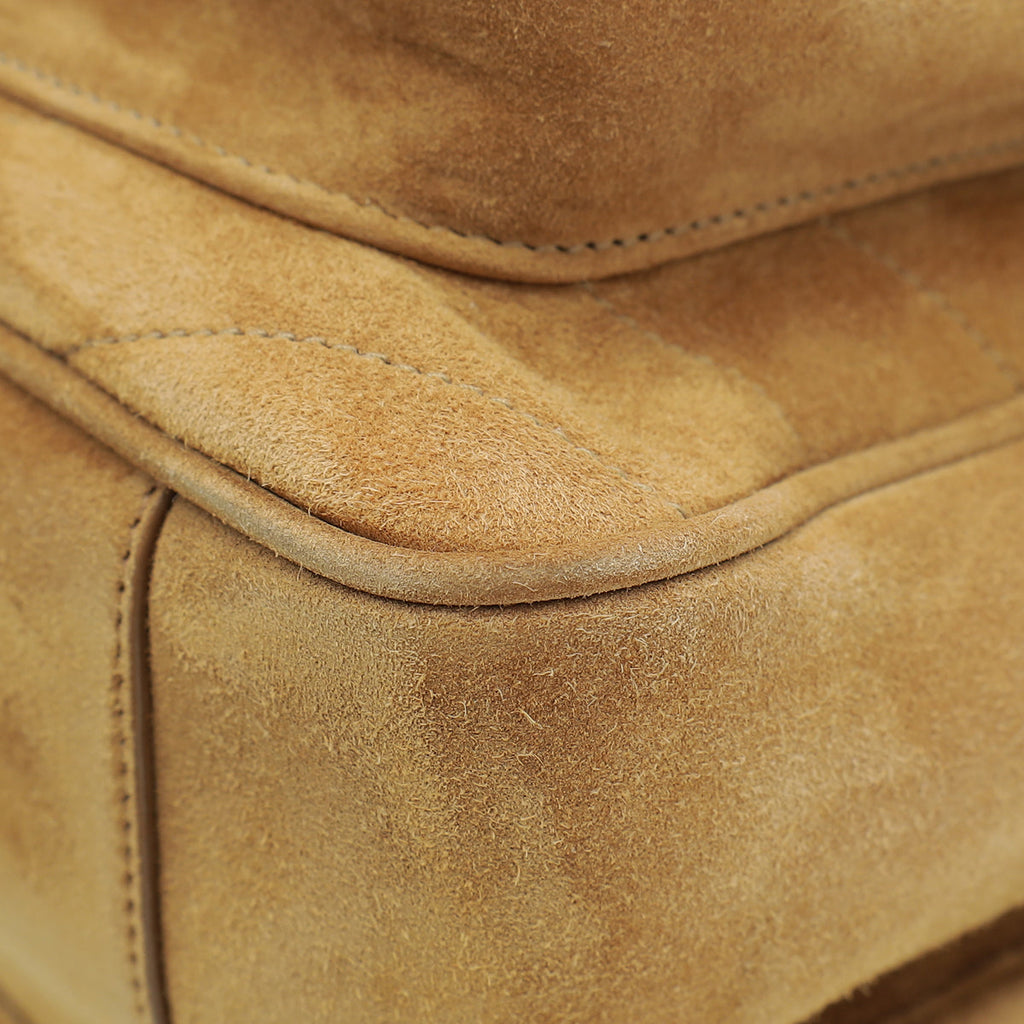 YSL Camel Suede Niki Medium Bag
