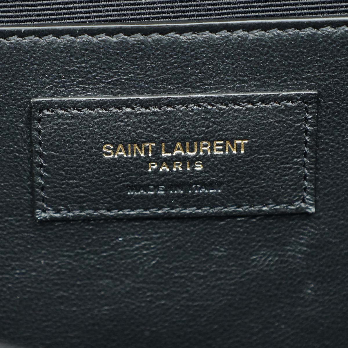 YSL Black Mix Quilted Envelope Medium Shoulder Bag