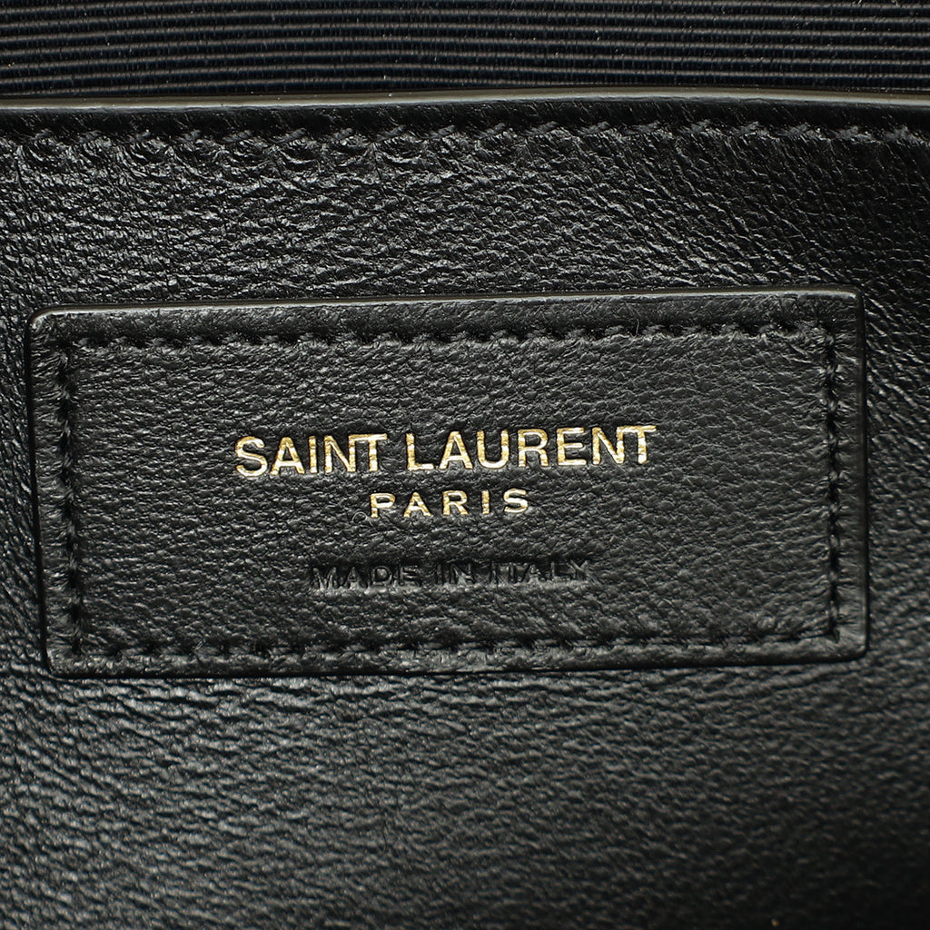 YSL Blanc Vintage Kate Tasel Medium Shoulder Bag