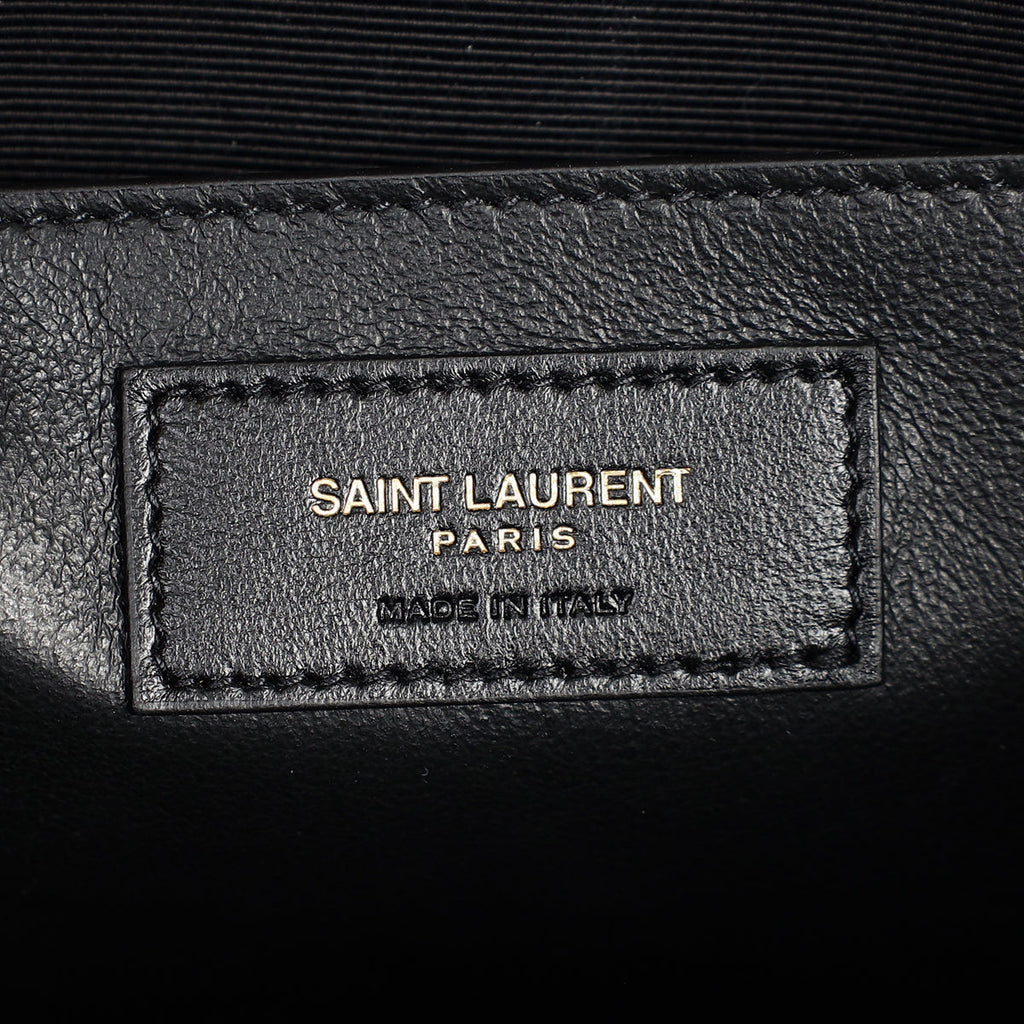 YSL Black Monogram Kate Medium Shoulder Bag