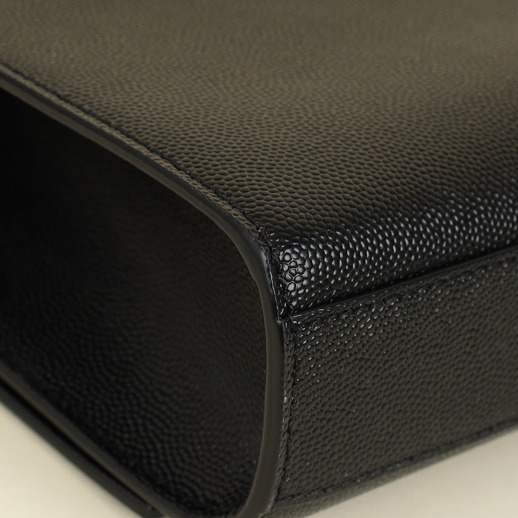 YSL Black Monogram Kate Medium Shoulder Bag