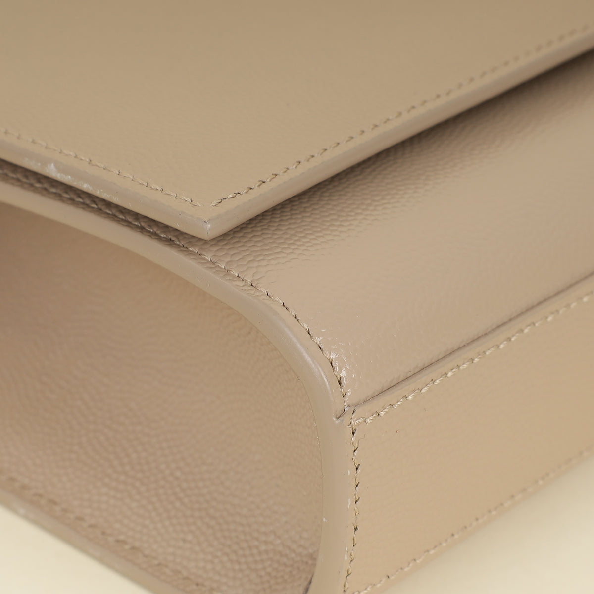 YSL Beige Monogram Kate Medium Shoulder Bag