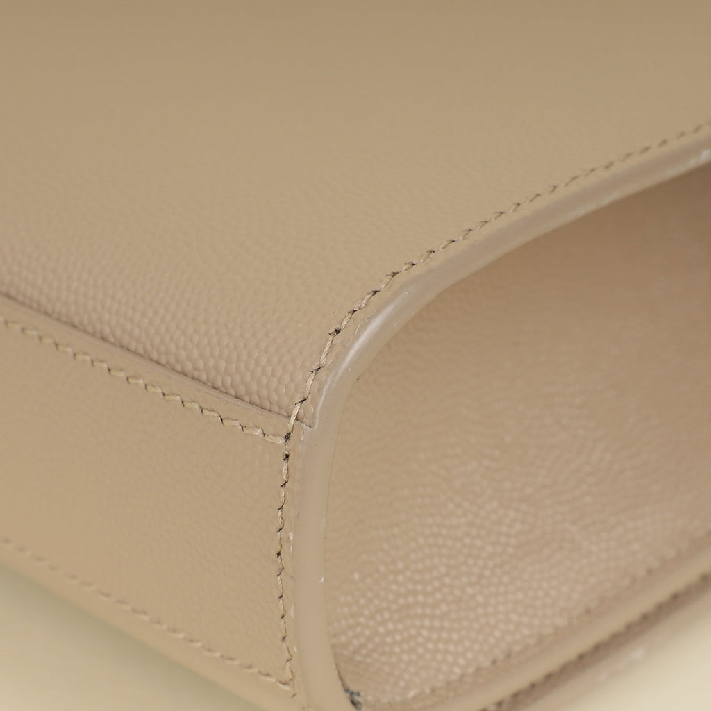 YSL Beige Monogram Kate Medium Shoulder Bag