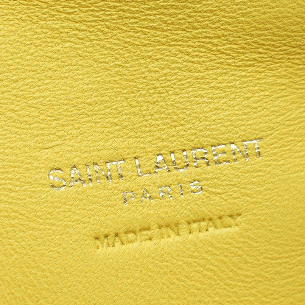 YSL Yellow Puffer Small Pouch