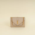 YSL Nude Mix Quilted Envelope Medium Shoulder Bag