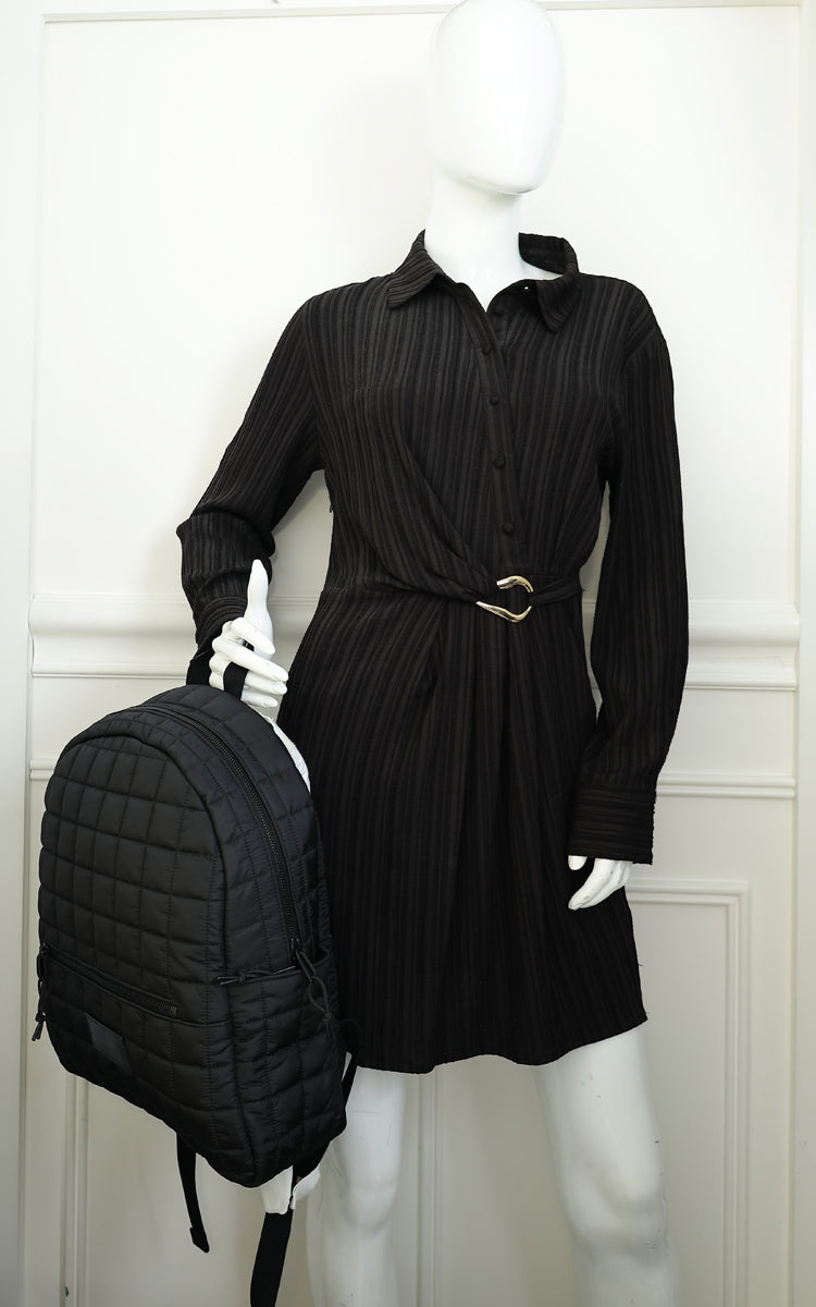 YSL Black Quilted Nuxx Backpack for Men