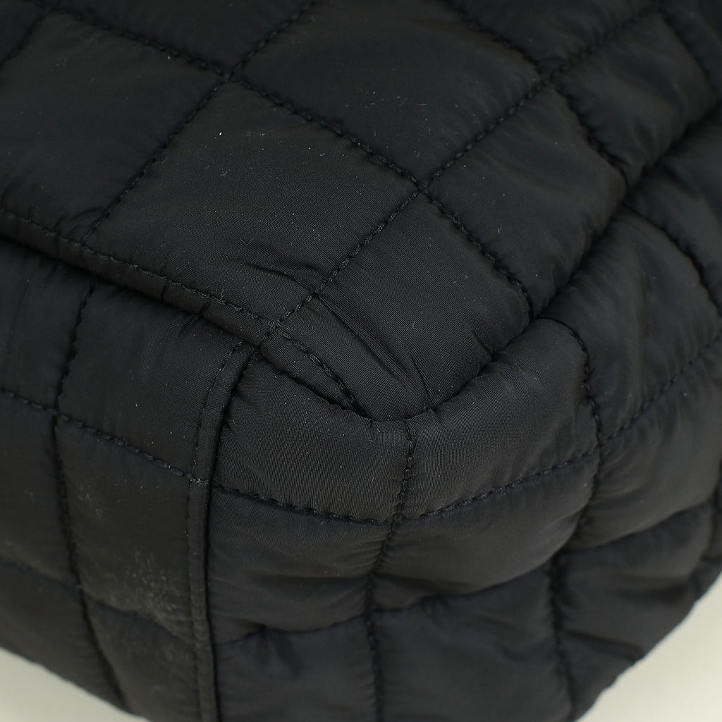 YSL Black Quilted Nuxx Backpack for Men