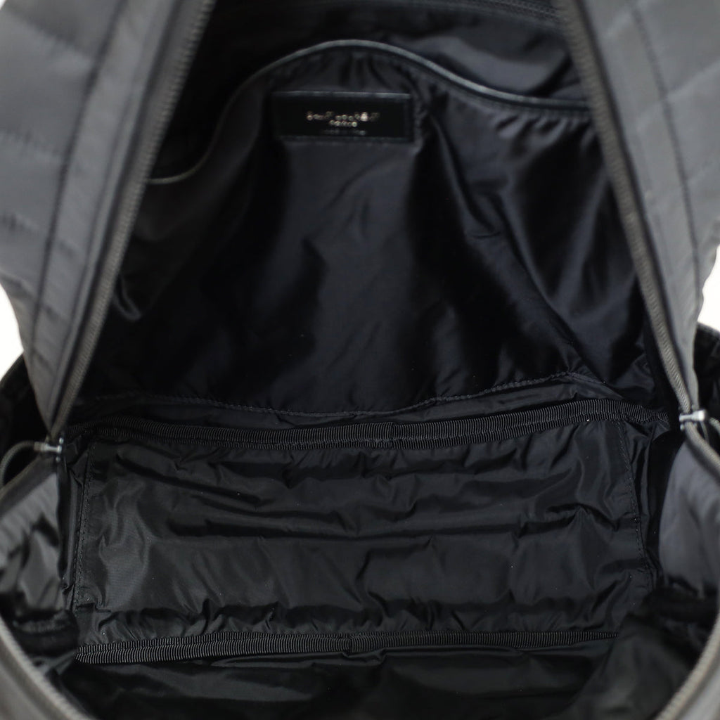 YSL Black Quilted Nuxx Backpack for Men
