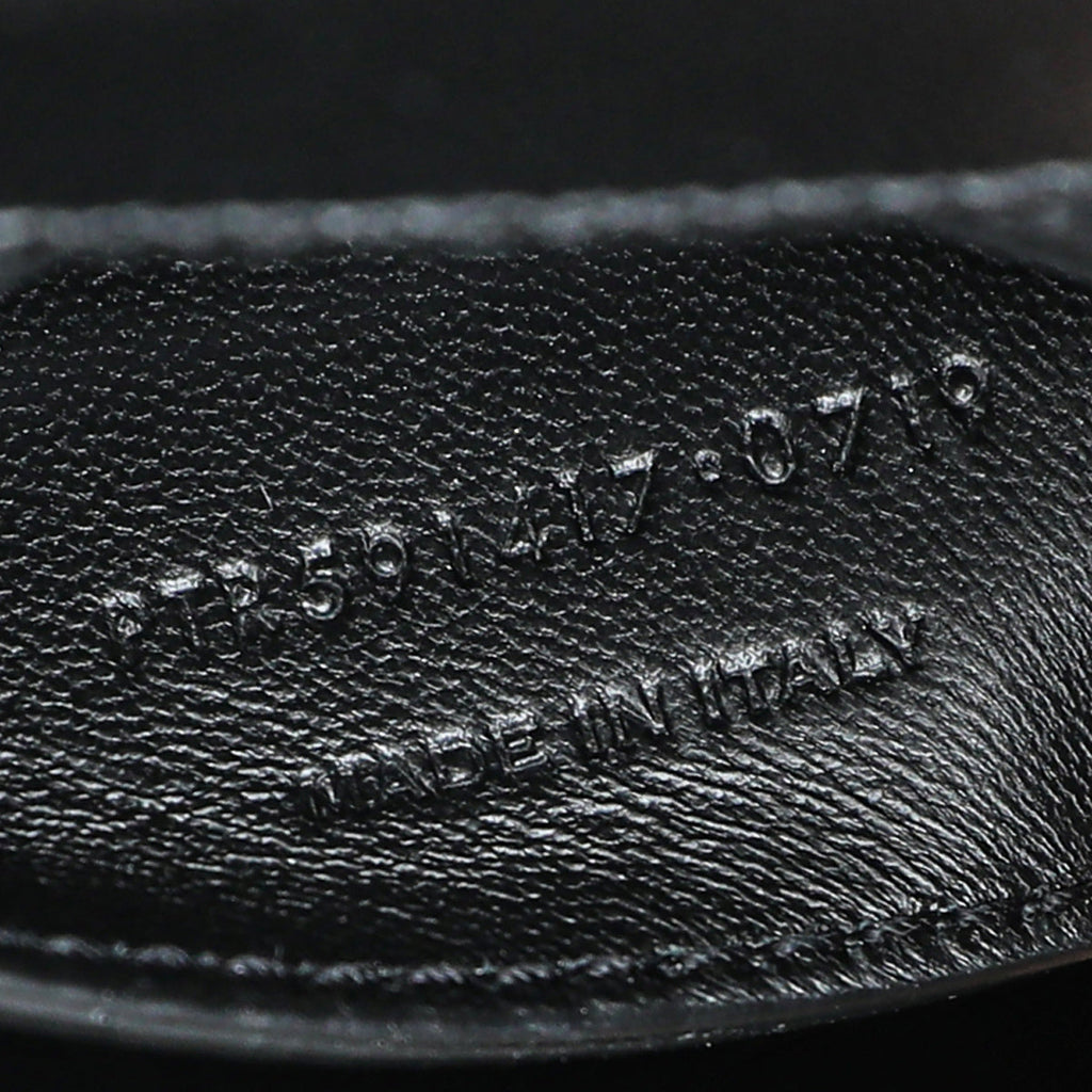YSL Black Tassel Demi Lune Minaudiere Bag