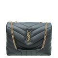 YSL Black Loulou Small Chain Bag