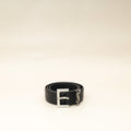 YSL Black Cassandre Thin Buckle 20mm Belt