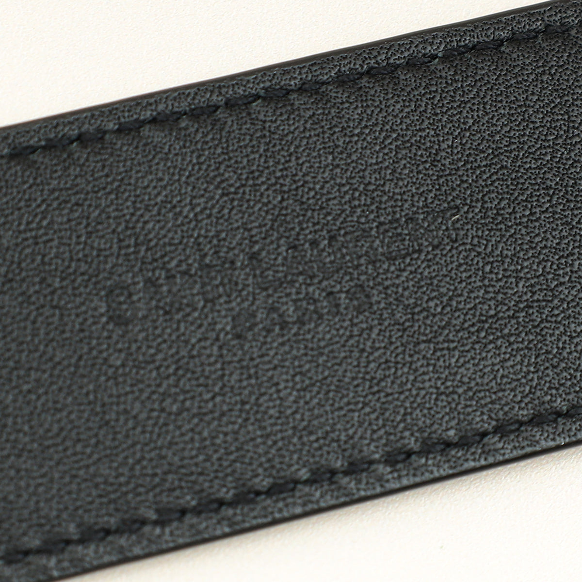 YSL Black Cassandre Thin Buckle 20mm Belt