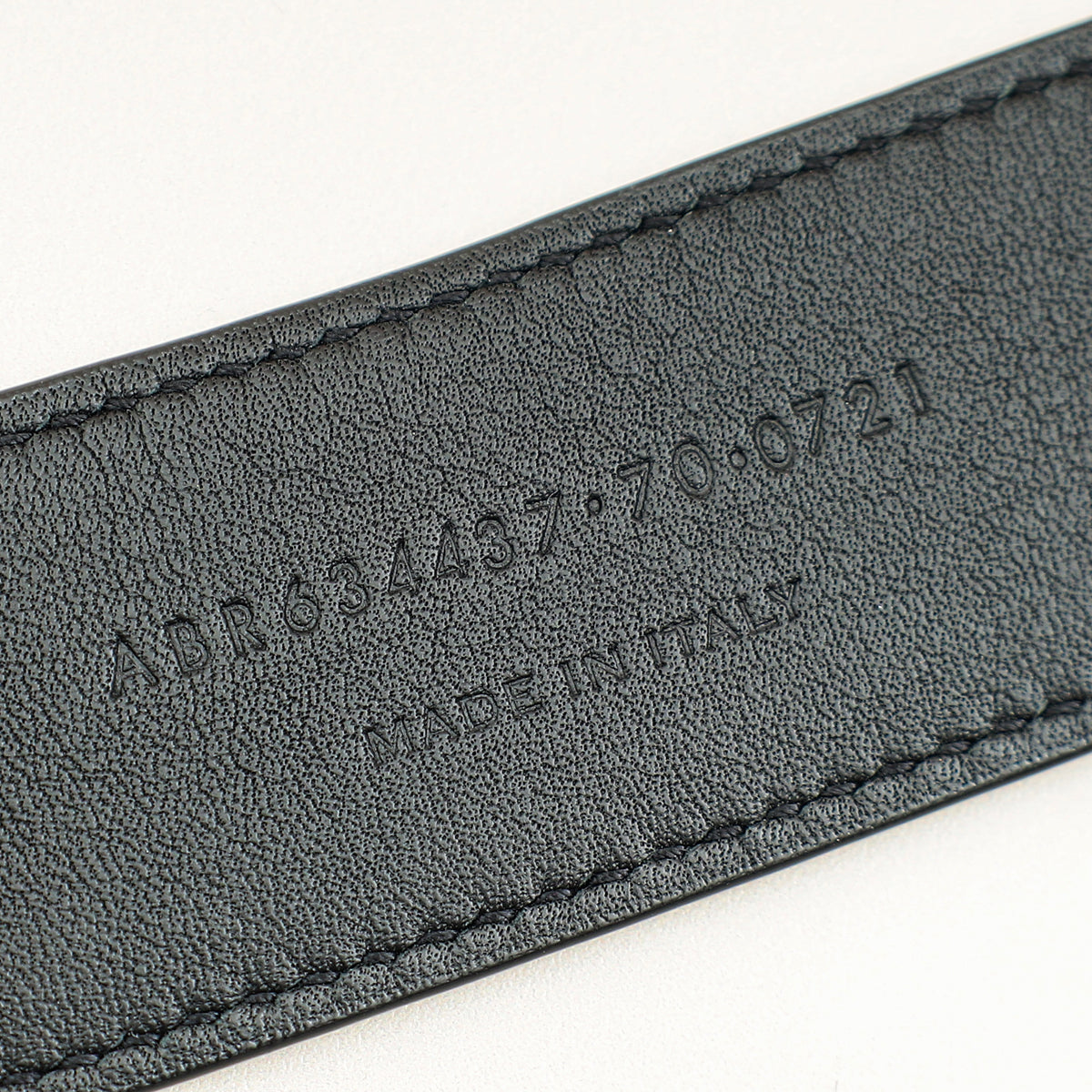 YSL Black Cassandre Thin Buckle 20mm Belt