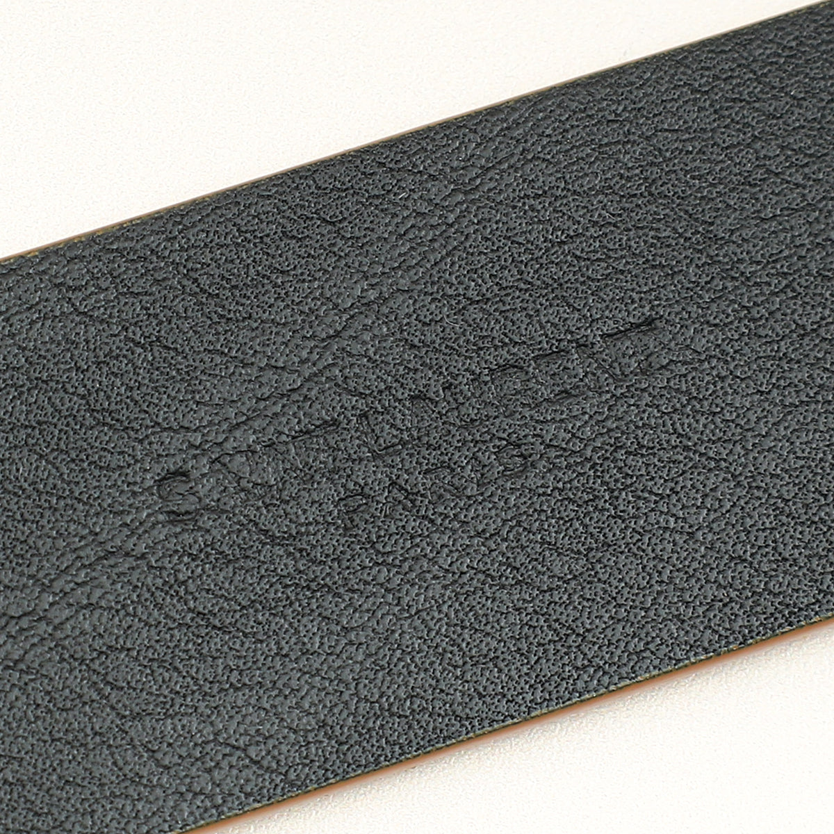 YSL Tan Suede Logo Buckle 30mm Belt