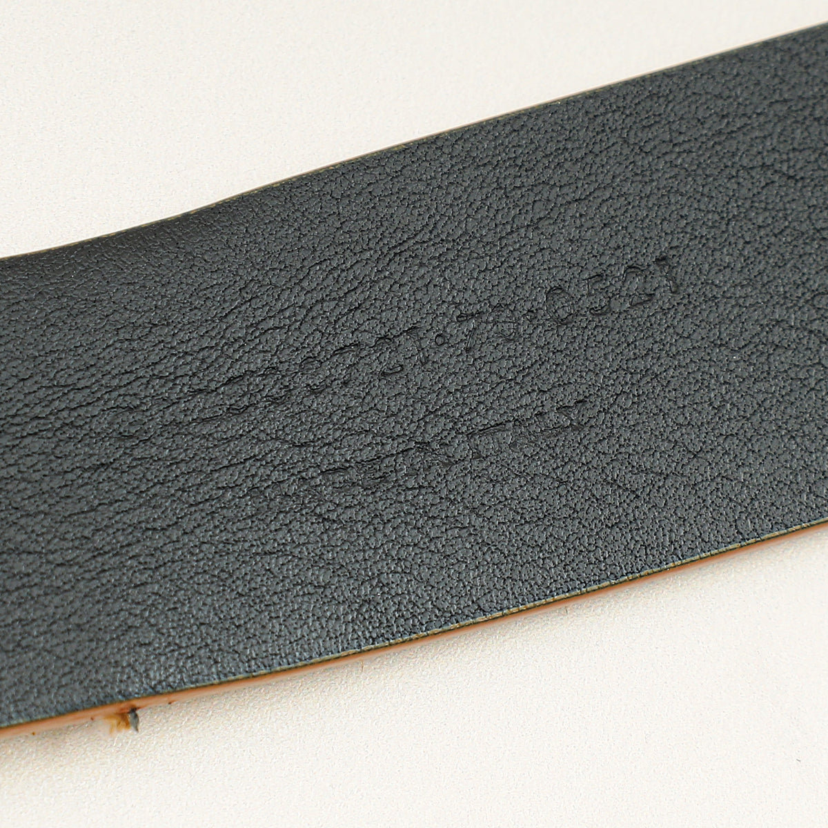 YSL Tan Suede Logo Buckle 30mm Belt