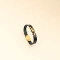 YSL Black Single Tour Cassandre Bracelet