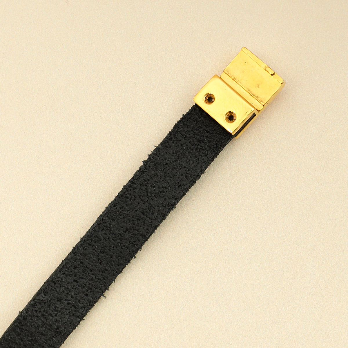YSL Black Single Tour Cassandre Bracelet