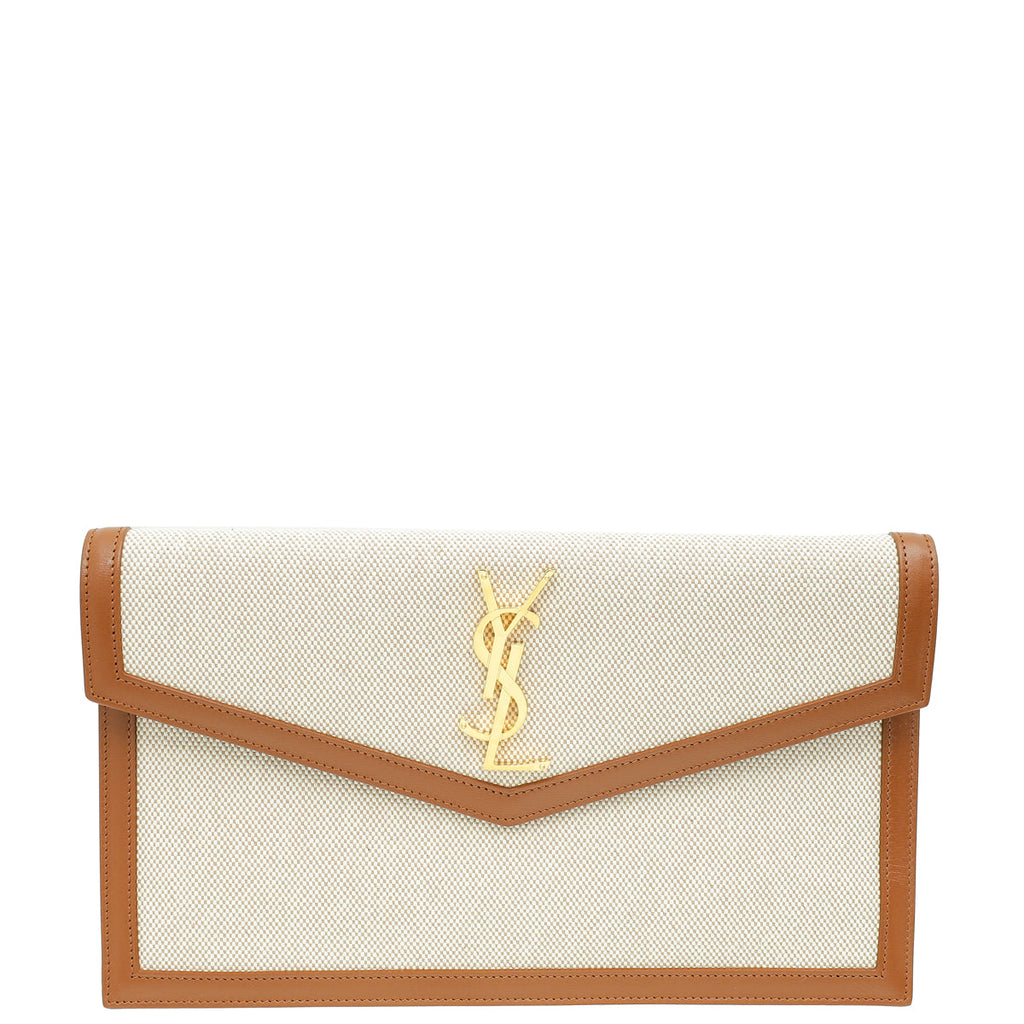 YSL Bicolor Uptown Pouch