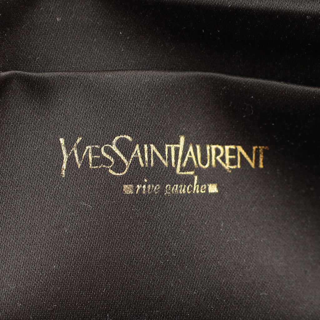 YSL Mettalic Rose Gold Belle De Jour Small Clutch