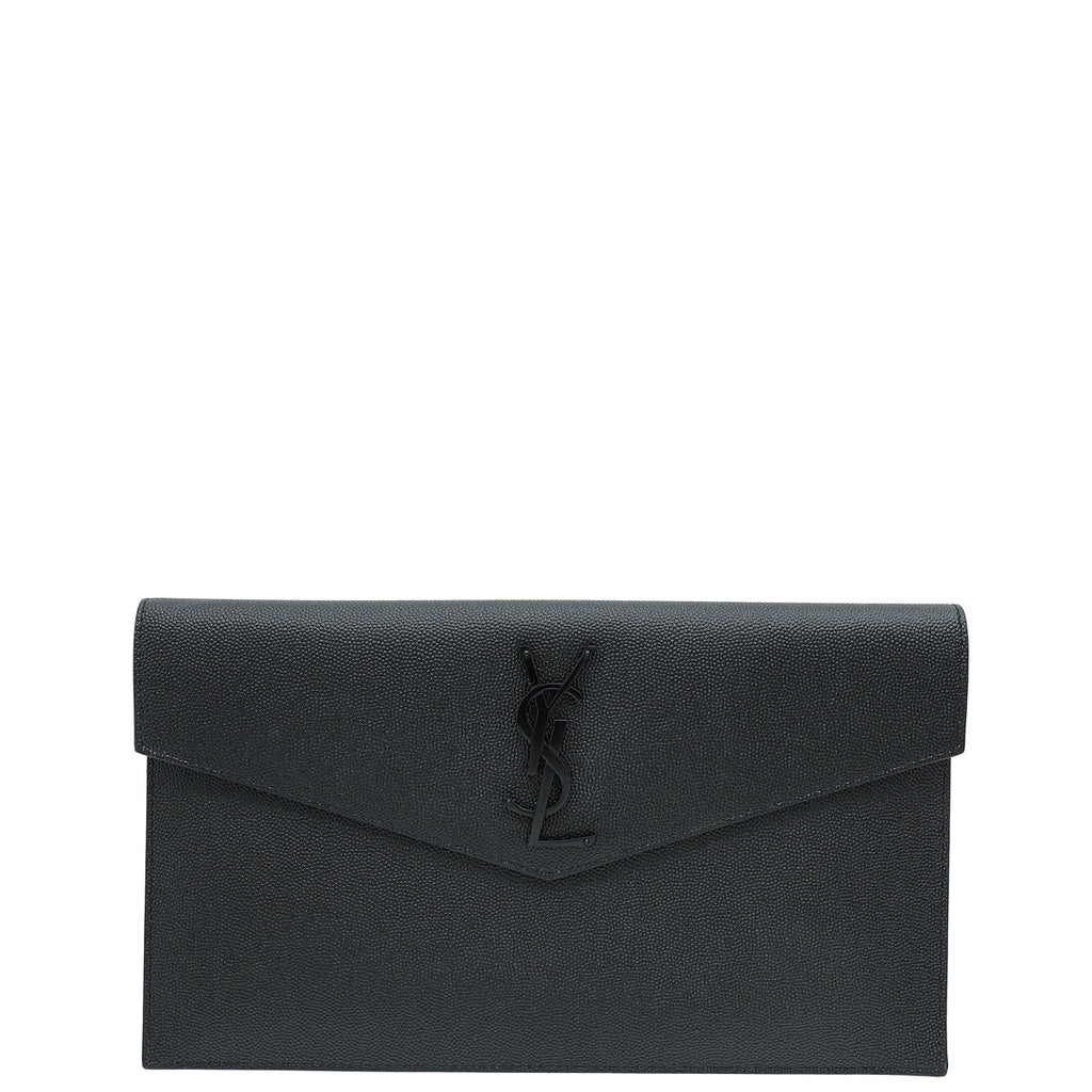 YSL Black Uptown Pouch